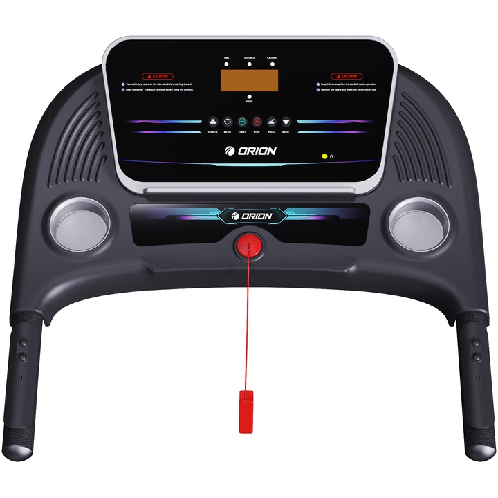 Banda de alergat electrica Orion Core G200, motor 1.5 CP, viteza 1-12 km/h, Bluetooth, inclinare manuala, greutate maxima suportata 90 kg