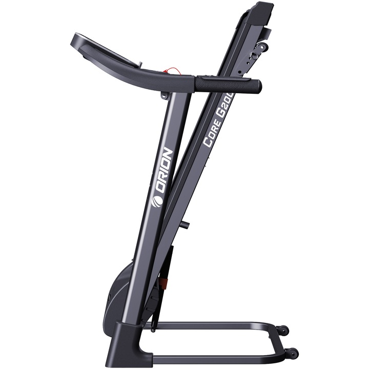 Banda de alergat electrica Orion Core G200, motor 1.5 CP, viteza 1-12 km/h, Bluetooth, inclinare manuala, greutate maxima suportata 90 kg