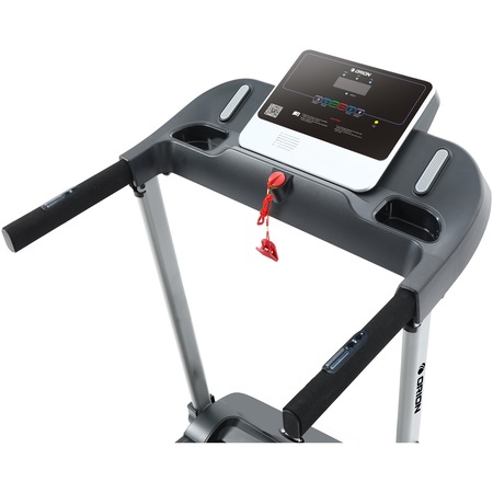 Banda de alergat electrica Orion Race G100, motor 2 CP, viteza 1-15 km/h, Bluetooth, inclinare manuala, greutate maxima suportata 100 kg