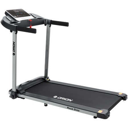 Banda de alergat electrica Orion Race G100, motor 2 CP, viteza 1-15 km/h, Bluetooth, inclinare manuala, greutate maxima suportata 100 kg