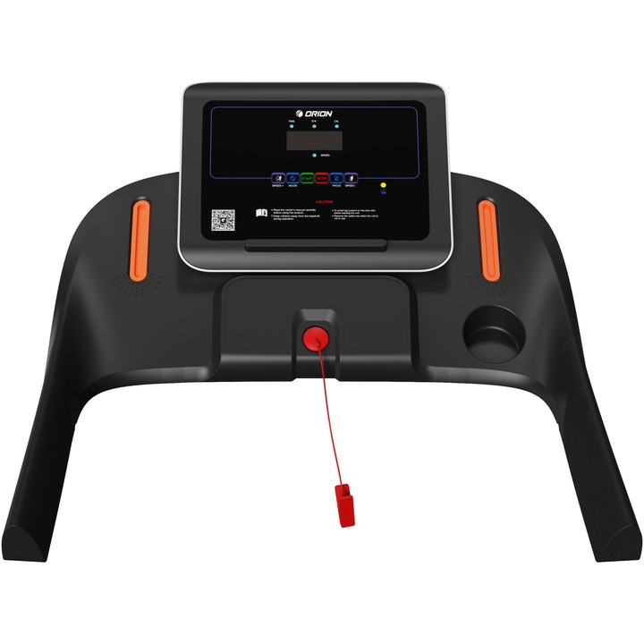 Banda de alergat electrica Orion Race G200, motor 2 CP, viteza 1-15 km/h, Bluetooth, inclinare manuala, greutate maxima suportata 100 kg