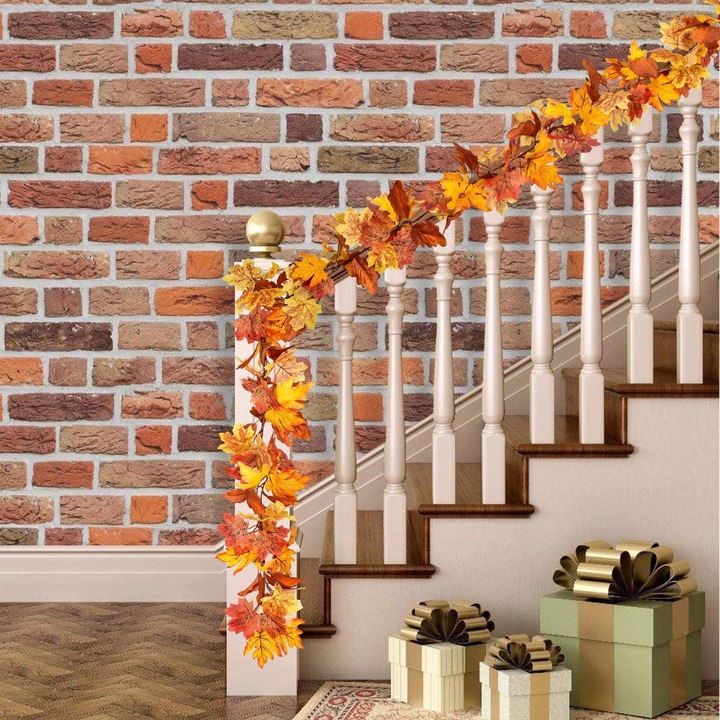 Ghirlanda frunze de artar HERUSI multicolor 6ft