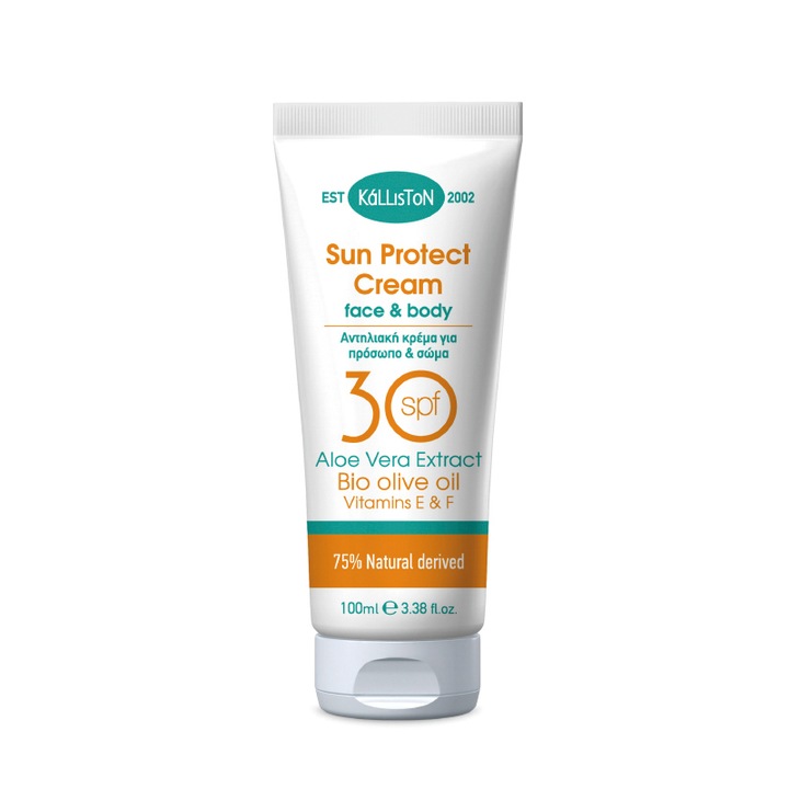 Crema de protectie solara, Kalliston, SPF 30, 100 ml
