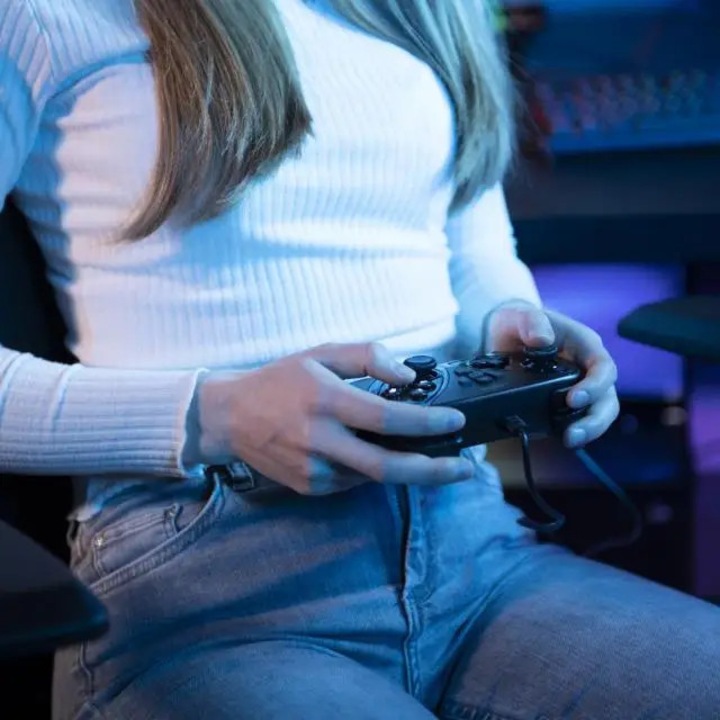 Gamepad, Hama, Wireless, Negru