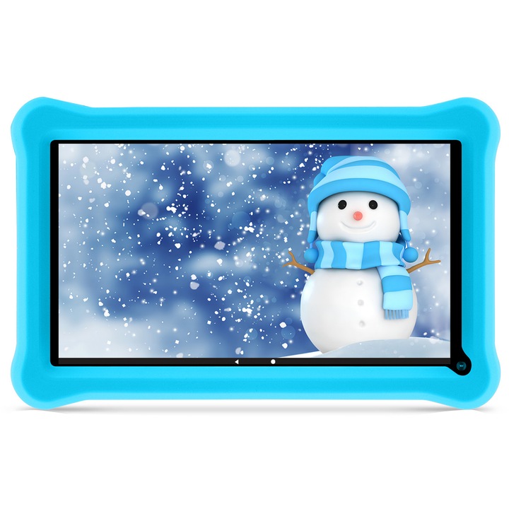 Tableta pentru copii, Android 11 de 7 inch, LULUGTI, tableta cu control parental, WiFi, Bluetooth, Albastru