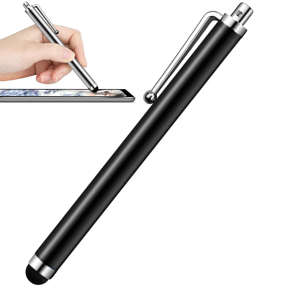 Set 2 Pixuri capacitive Jormftte, aluminiu aviatie, negru
