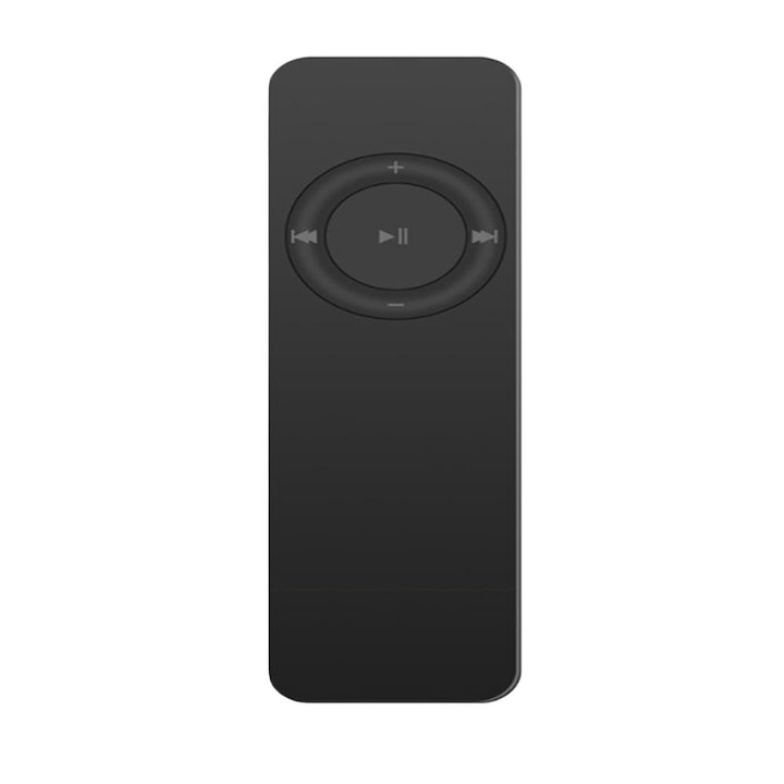 Bluetooth MP3 lejátszó, JeiibrZui, 128 GB, 3,3 x 0,9 x 04 hüvelyk, 10 óra, fekete