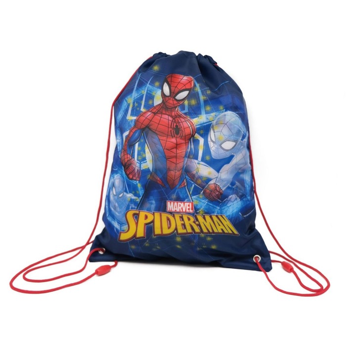 Sac sport Spiderman 40 x 30 cm Bleumarin