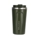 Cana termica de cafea, zggzerg, Din inox, Cu pereti dubli si capac, Rezistent la rugina si la scurgeri, Pastreaza Bautura Fierbinte sau Rece timp, pentru cafea, ceai, ciocolata calda, lapte, Capacitate 510 ml, Verde