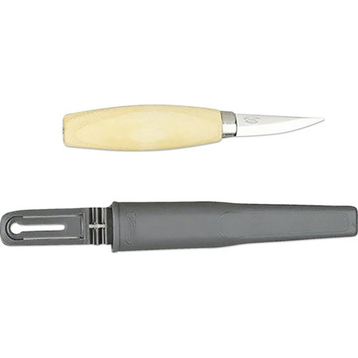 Cutit De Sculptura Lemn Morakniv 165mm, Cu Teaca