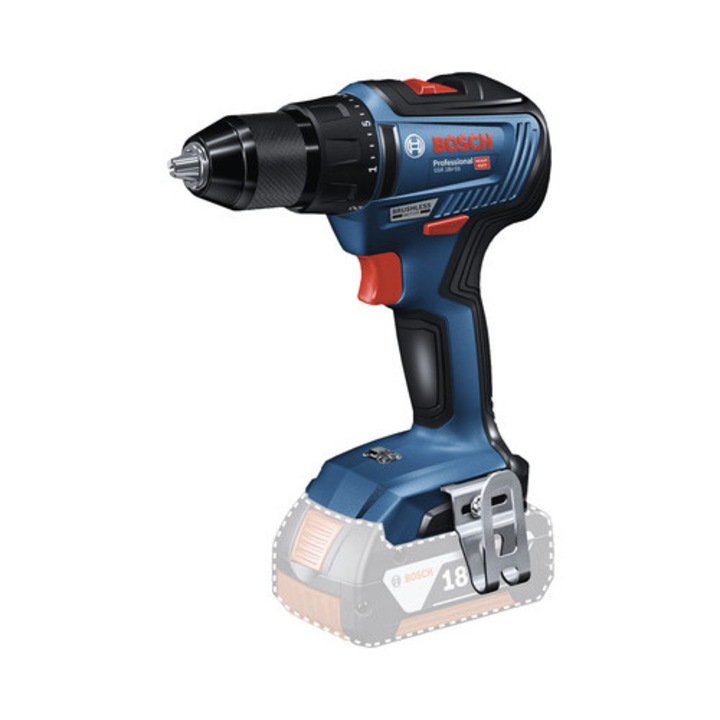 Masina De Gaurit Insurubat Fara Acumulator Bosch Professional Gsr18v-55 18v Max. 55nm