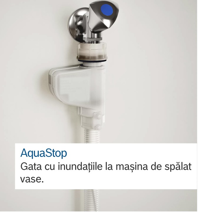 Masina de spalat vase Bosch SPS4HMI49E, 10 seturi, 6 programe, Home Connect, Silence Plus, Clasa E, 45 cm, Inox