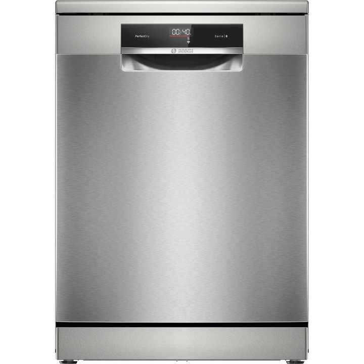 Съдомиялна Bosch SMS8TCI01E, 14 комплекта, 8 програми, PerfectDry, Mx Flex Pro, Клас A, 60 см, Неръждаема стомана