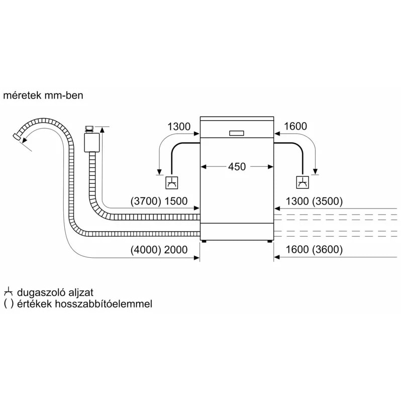 Bosch SPS4EMI24E Serie 4 Szabadonálló mosogatógép, 10 teríték, 45 cm ...