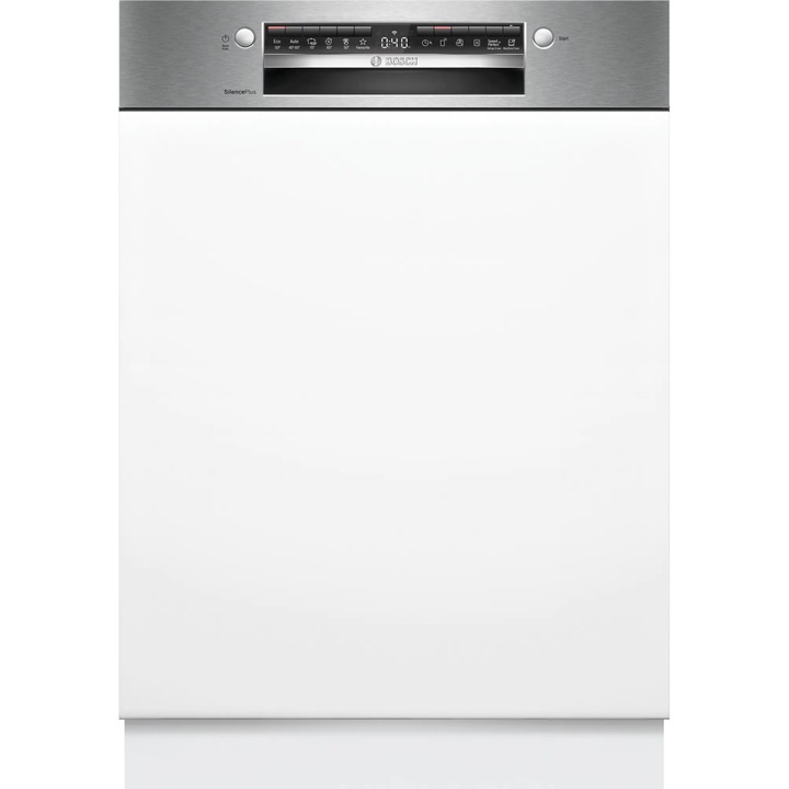 Bosch SMI4ECS21E Serie 4 Integrálható mosogatógép, 14 teríék, 59.8 cm, EfficientDry, DosageAssist, B energiaosztály, Fehér