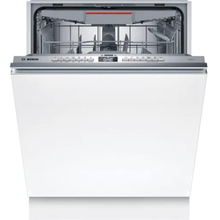 Bosch SMV4HVX00E Serie 4 Teljesen integrálható mosogatógép, 14 teríték, 59.8 cm, VarioFlex, SpeedPerfect +, AquaStop, D energiaosztály, Fehér