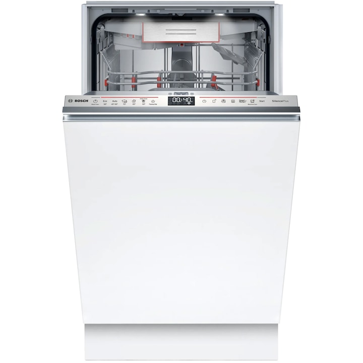 Bosch SPV6EM05E Serie 6 Teljesen integrálható mosogatógép, 10 teríték, 44.8 cm, EfficientDry, VarioFleFehér Pro, C energiaosztály, Fehér