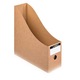 Suport pentru reviste din carton Kraft, set 1 buc, 90x260x270mm, birou, organizator documente