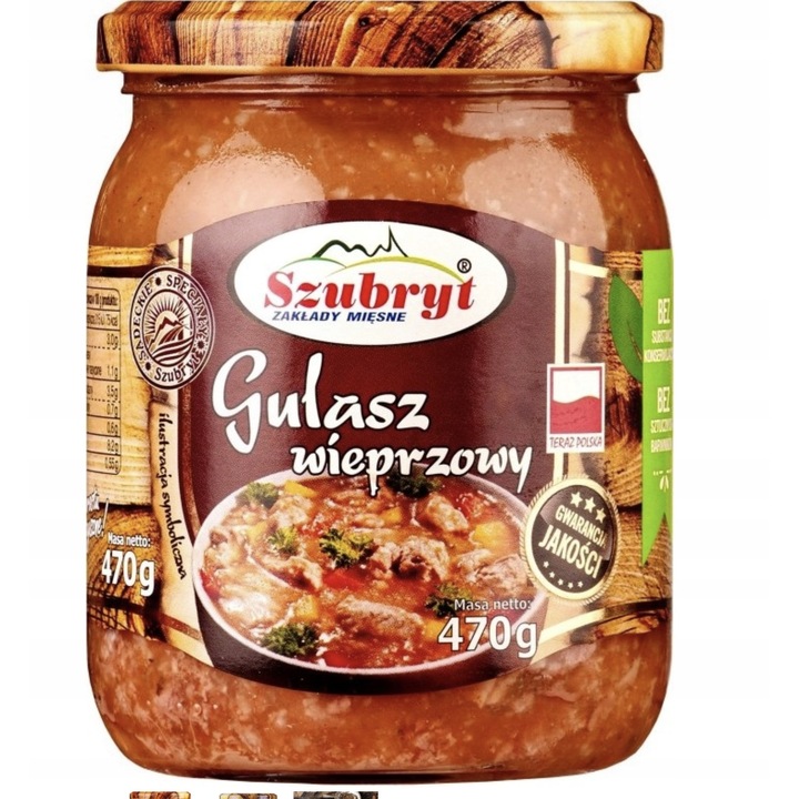 Gulas de porc, Szubryt, 470 g