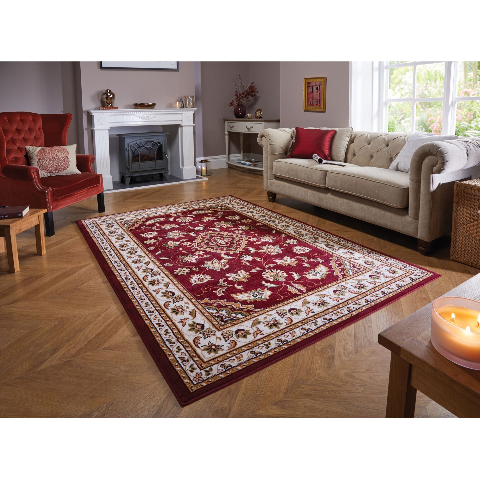 Covor, Flair Rugs, Sherborne Rosu 200X290 cm
