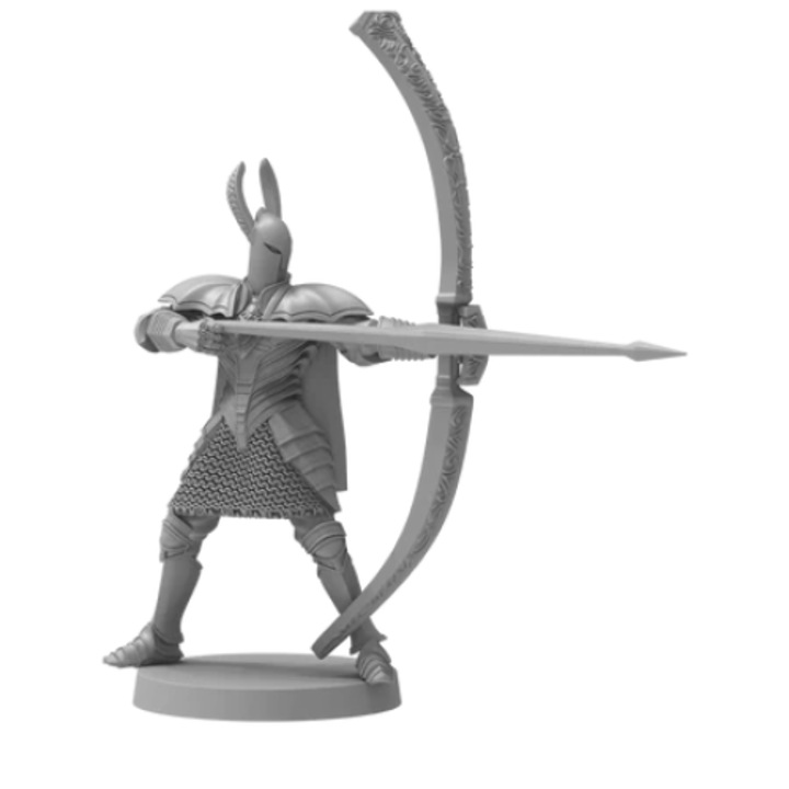 Accesoriu/Extensie pentru Joc de societate - Dark Souls: RPG Mini Wave 1 No 2 - Silver Knight Greatbowmen Figura