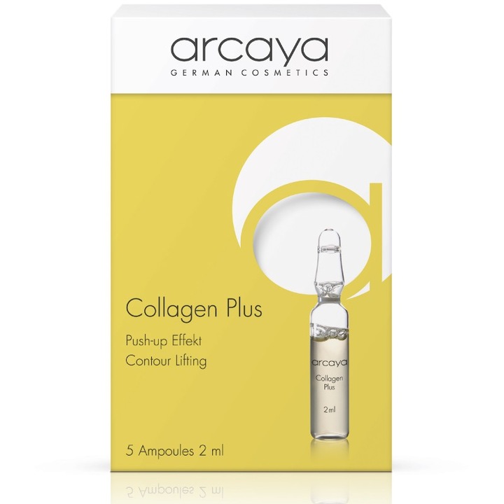 Fiole cu Colagen, Arcaya, Collagen Plus, 5 buc x 2 ml