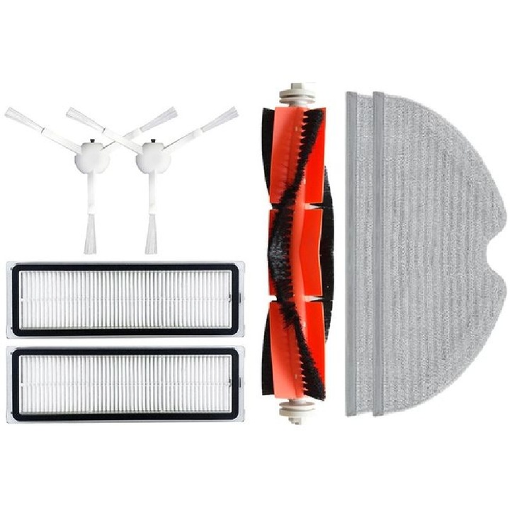 Set 7 accesorii compatibile cu Xiaomi Mi Robot Vacuum Mop Cleaner STYTJ01ZHM, SKV4093GL sau Mijia 1C