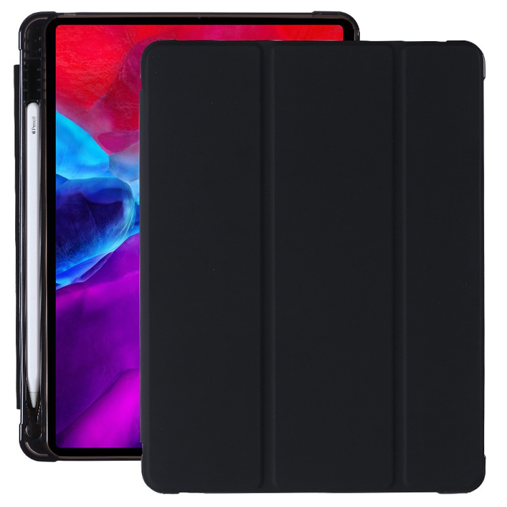 Husa iPad 9/8/7 Generatie 10.2", Suport Pencil, Trei Unghiuri Vizualizare, Functie Auto Sleep/Wake
