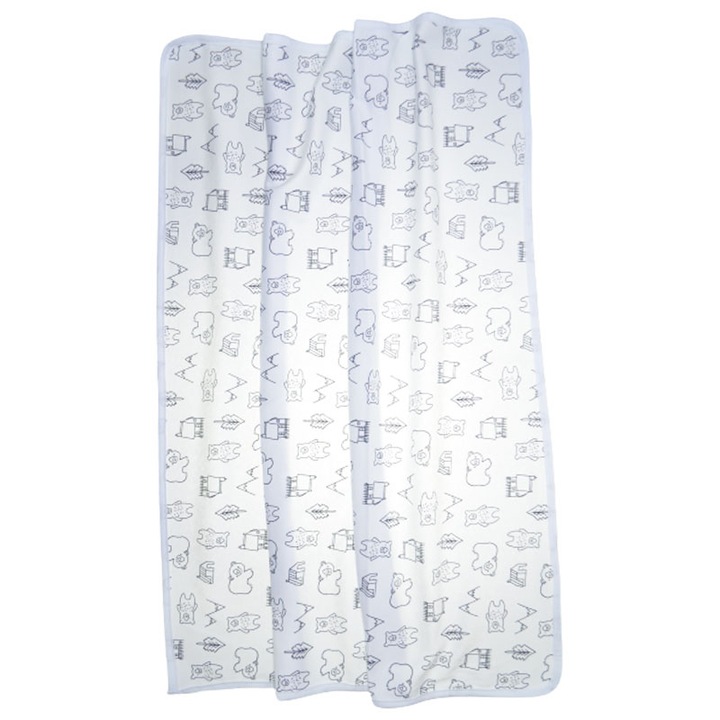 Pamut baba matrac 70 x 70 cm Mini Junior 090923-3, Fehér