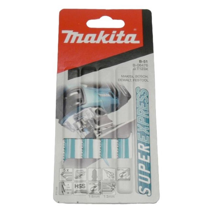 Set 5 panze de fierastrau pentru otel, Makita, 100mm - eMAG.ro