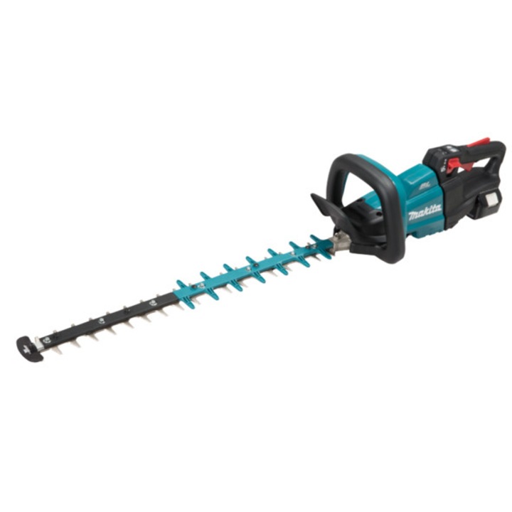 Masina de tuns cu baterie pentru gard viu, Makita, 18V, Li-Ion, 2x5.0Ah, Lungime de taiere 60 cm