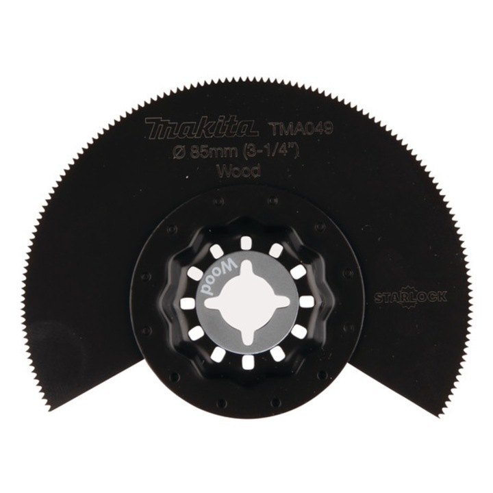 Panza de fierastrau semi-rotund pentru lemn, Makita, 85 mm