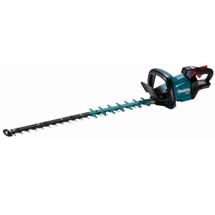 Акумулаторна ножица за жив плет, Makita, 40 V max, Дължина на острието 75 см, Li-Ion, Черен/Зелен