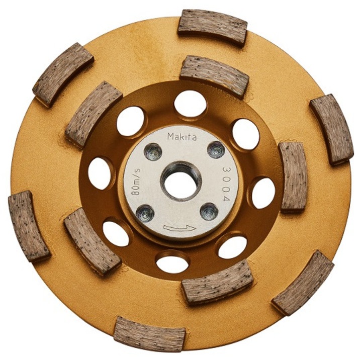 Disc diamantat pentru slefuirea frontala a betonului, Makita, 125mm