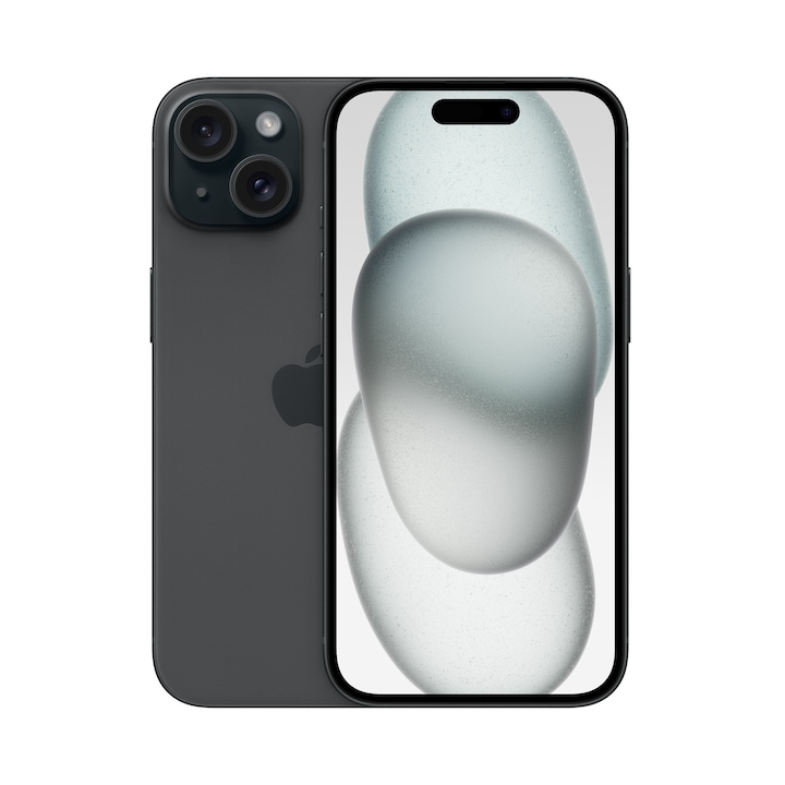 Apple iPhone 15 Mobiltelefon, Kártyafüggetlen, 256GB, 5G, Fekete