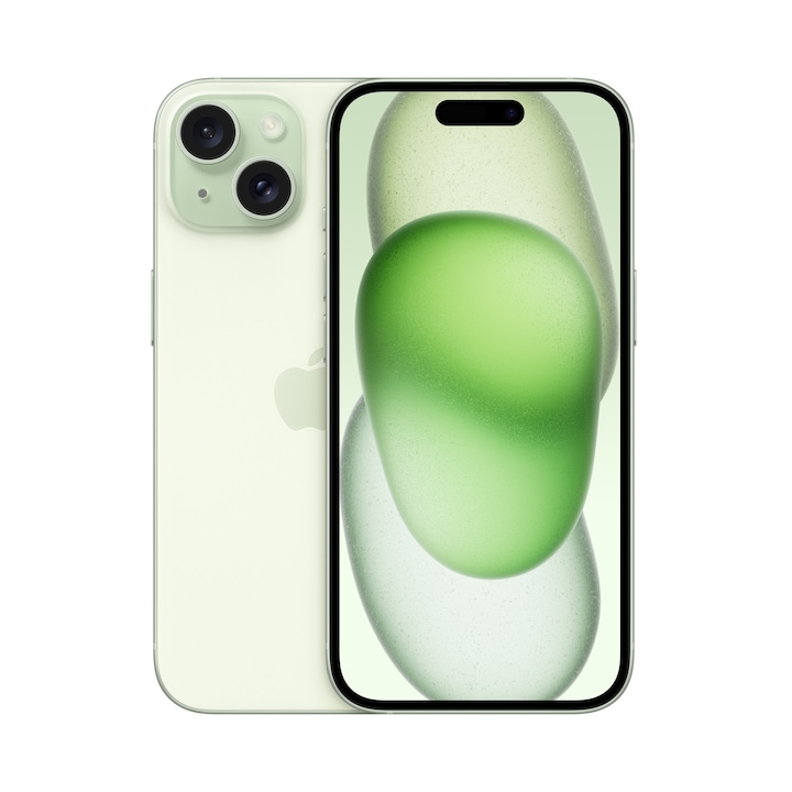 Apple iPhone 15 Mobiltelefon, Kártyafüggetlen, 512GB, 5G, Zöld