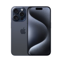 Telefon mobil Apple iPhone 15 Pro, independent de card, 128 GB, 5G, titan albastru