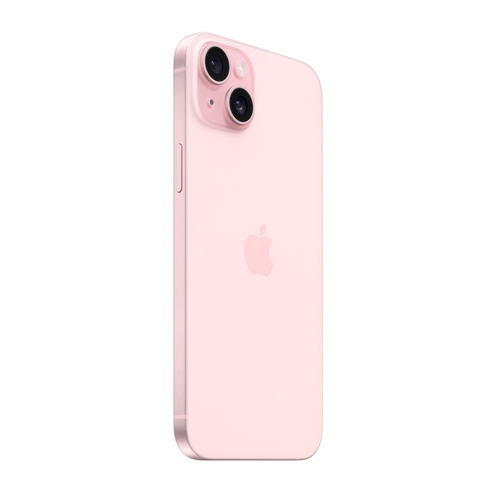 Apple iPhone 15 Plus Mobiltelefon, Kártyafüggetlen, 256GB, 5G, Rózsaszín