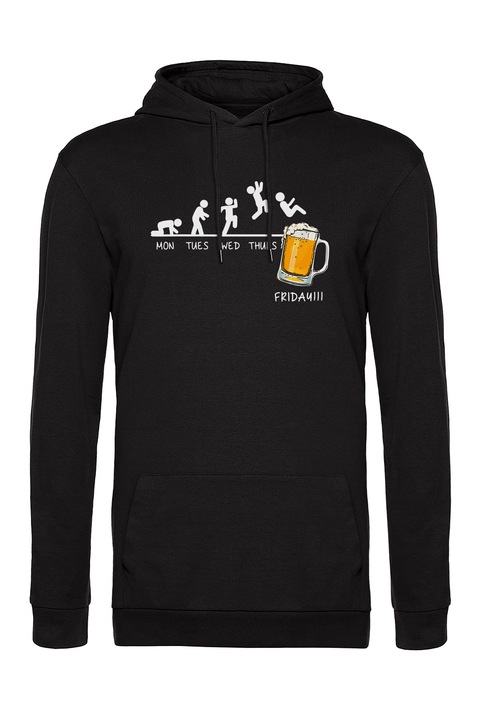 Hanorac barbati, Bere, Enjoy, Negru