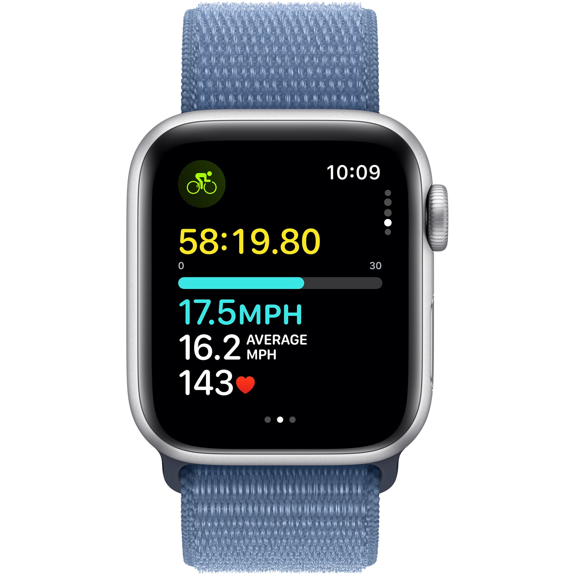Смарт часовник Apple Watch SE2 v2, 40 мм, Silver Aluminium Case, Winter ...