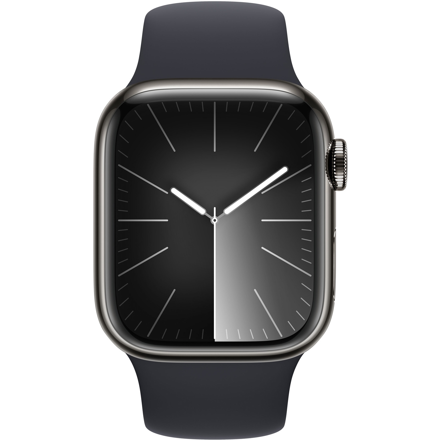 Смарт часовник Apple Watch 9, 41 мм, Cell, Graphite Stainless Steel ...