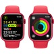 Apple Watch 9, GPS, RED alumínium 45 mm-es tok, RED Sport Band, M/L