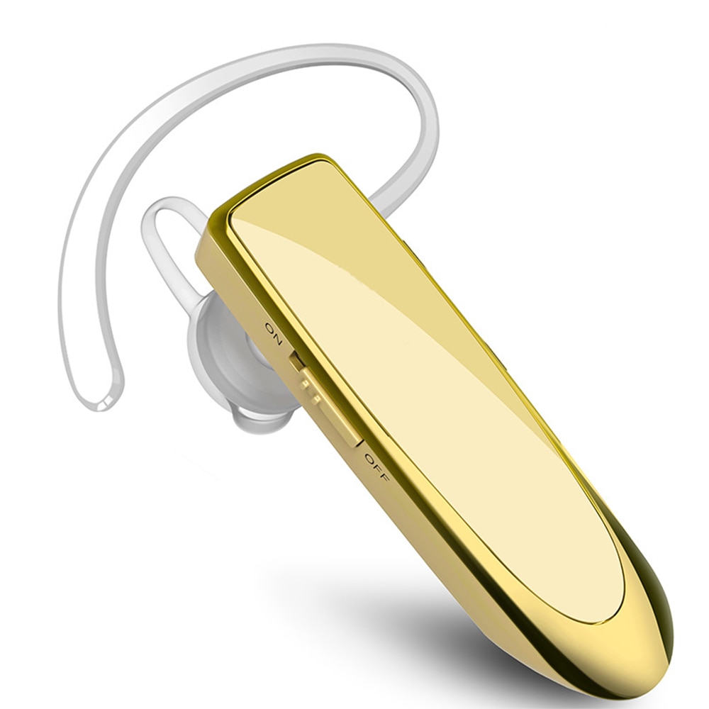 Casti Bluetooth fara fir, 24 ore timp vorbire, auriu - eMAG.ro