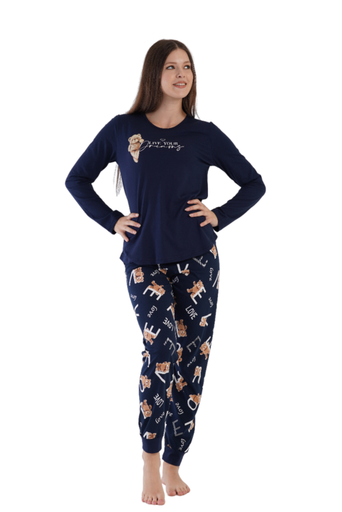 Pijama Vienetta, Live Your Dreams, bleumarin, XL