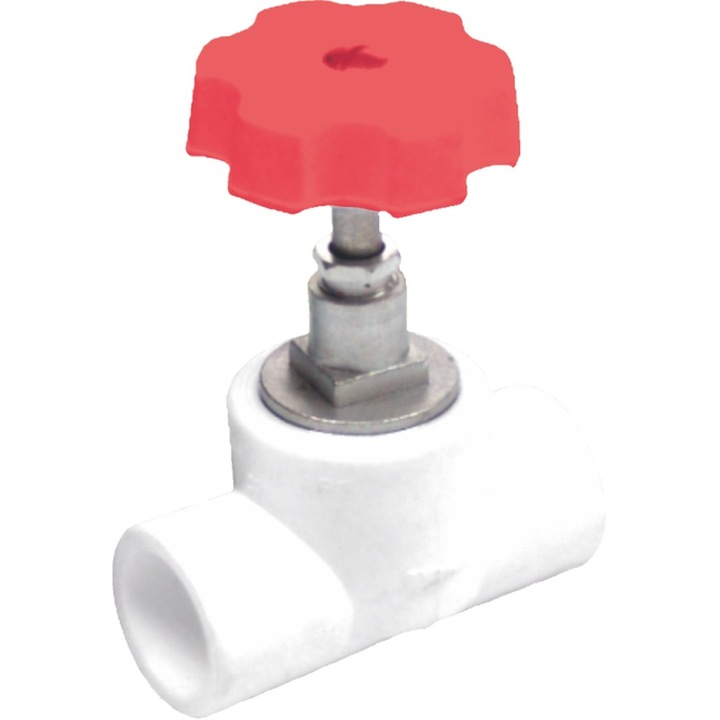 Robinet trecere cu rozeta pentru PPR, 32 mm