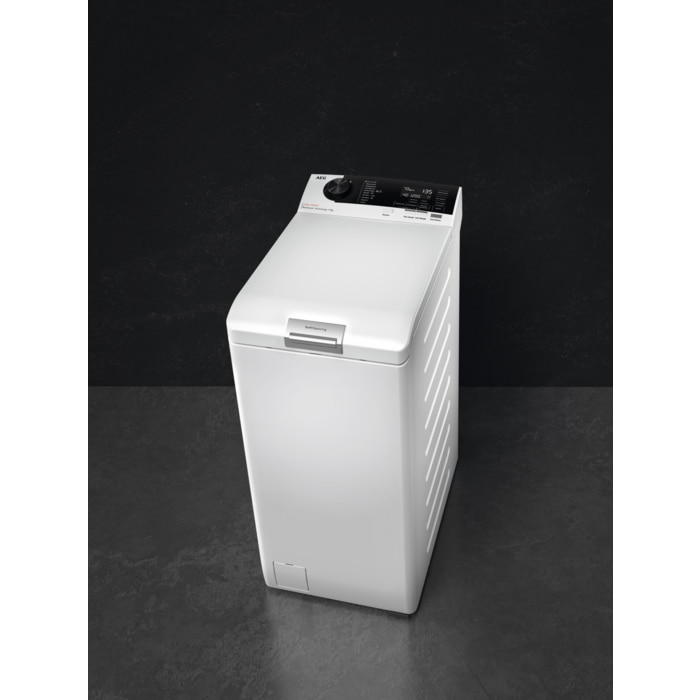 Masina de spalat cu abur cu incarcare superioara AEG LTR7E273E, 7 kg, 1200 rpm, ProSense, SoftPlus, clasa energetica B, Alb