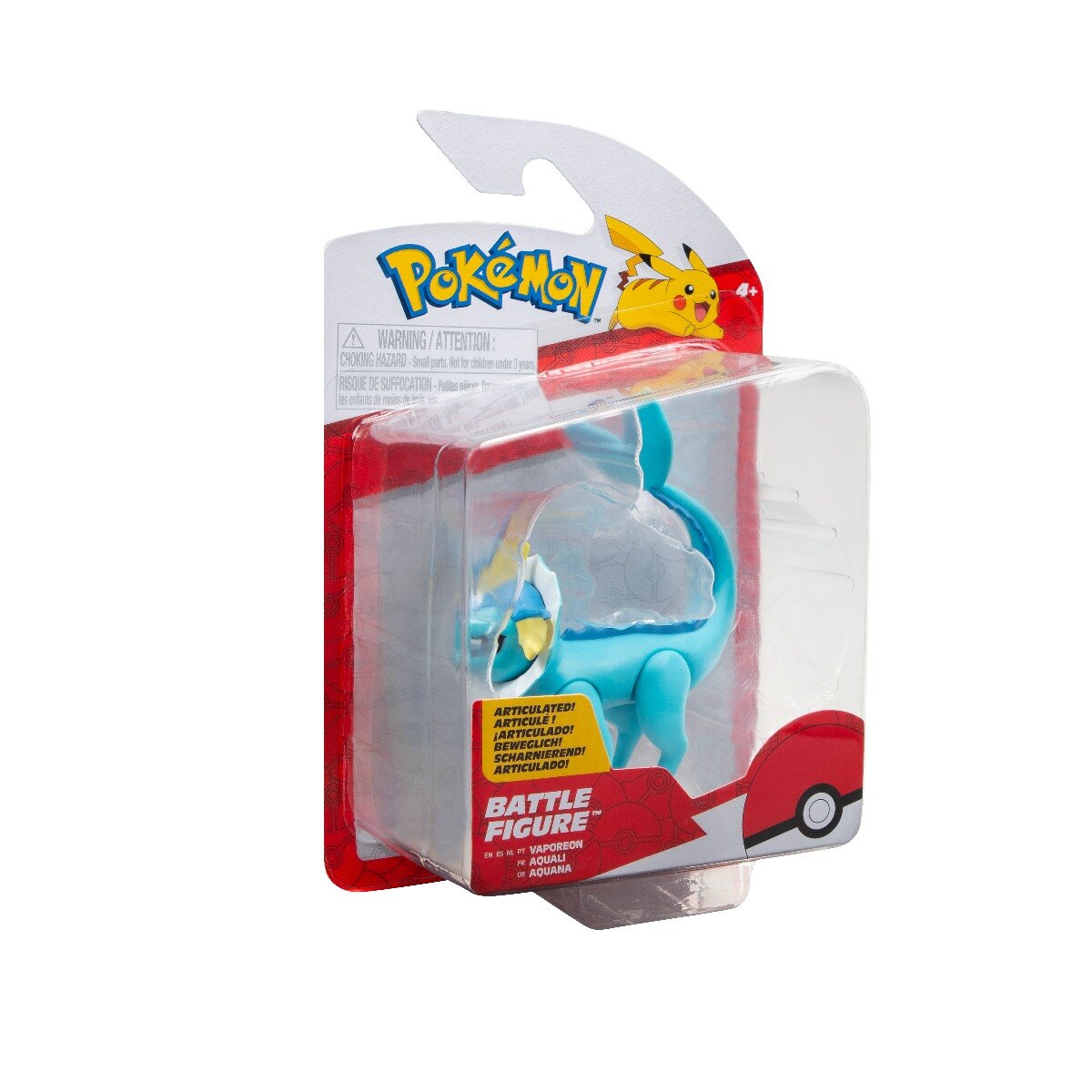 Figure Pokémon - Statue Vaporeon In Waves, 18 Cm - PVC, Neuve Sous Emballage