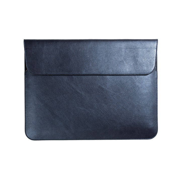 Калъф за лаптоп MacBook Air, MacBook PRO 15 инча, ръчна изработка, естествена кожа, син