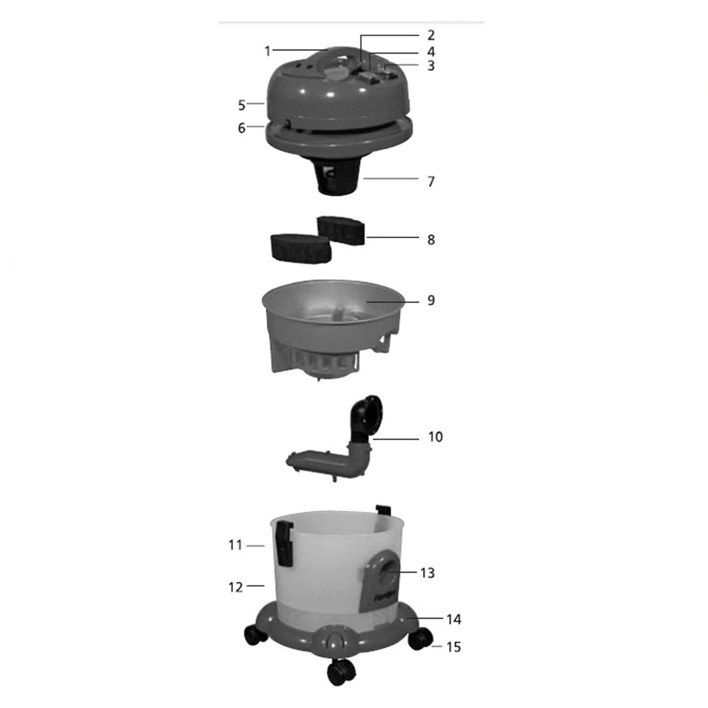 Aspirator cu filtrare prin apa FANTOM
