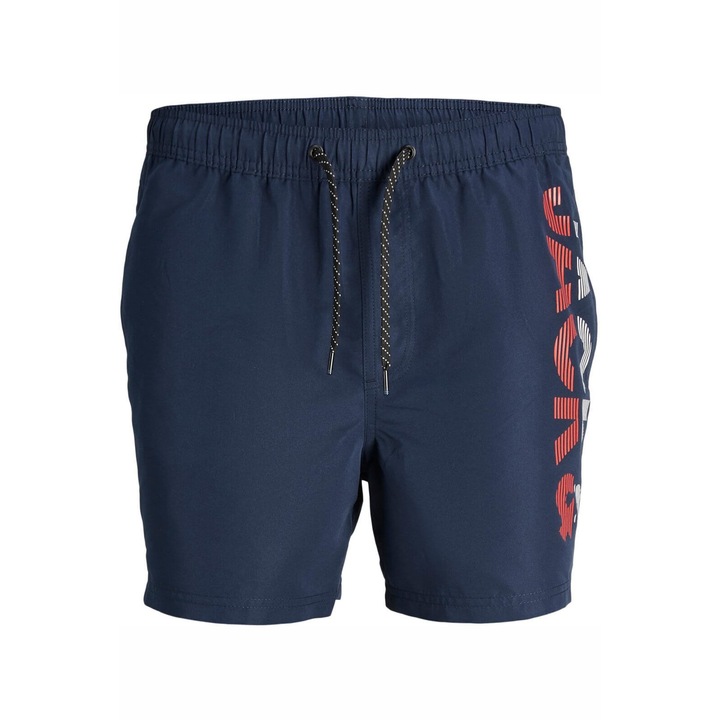Short JACK &JONES Fiji Swim Splicelogo - 12225967-Navy Blazer 21352, Albastru inchis